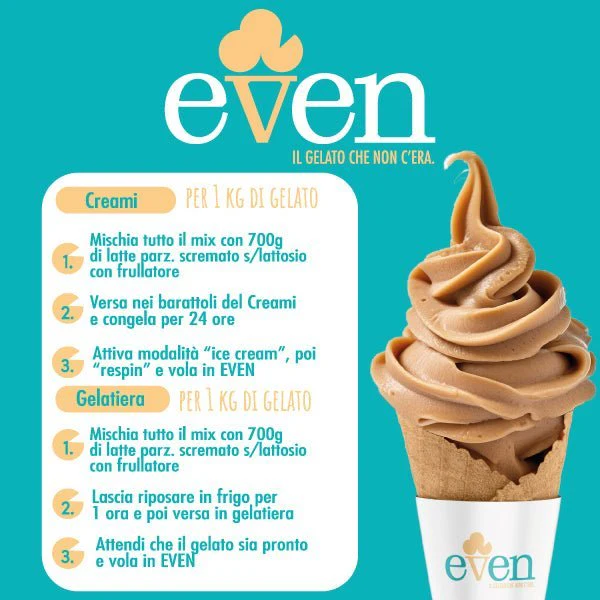 Even Gelato al Burro di Arachidi - Mix Proteico Low-cal 300g - Image 3