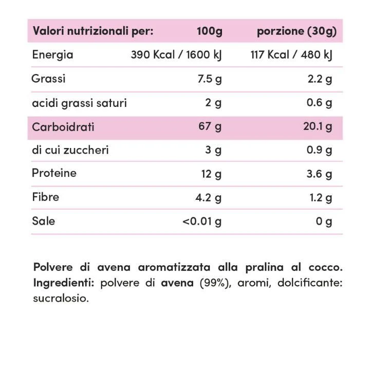 Farina di Avena Istantanea Aromatizzata 750g - Image 5